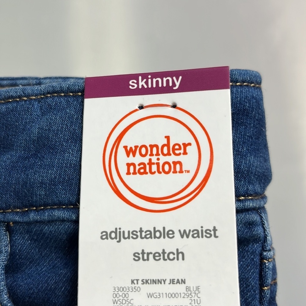 WONDER nation adjustable waist, stretch, skinny jeans - Picture 2 of 5